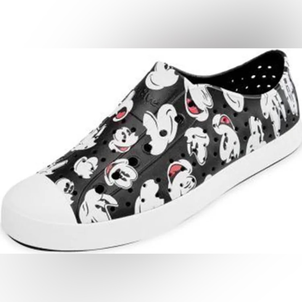 Native x Disney Mickey Mouse Shoes Black Unisex Women’s Size 9, Men’s Size 7 - Picture 3 of 10
